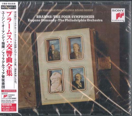 

CD EUGENE ORMANDY PHILADELPHIA ORCHES Brahms Complete Symphonies SICC14213 SONY CLASSICAL 2010 Japan Obi Classical