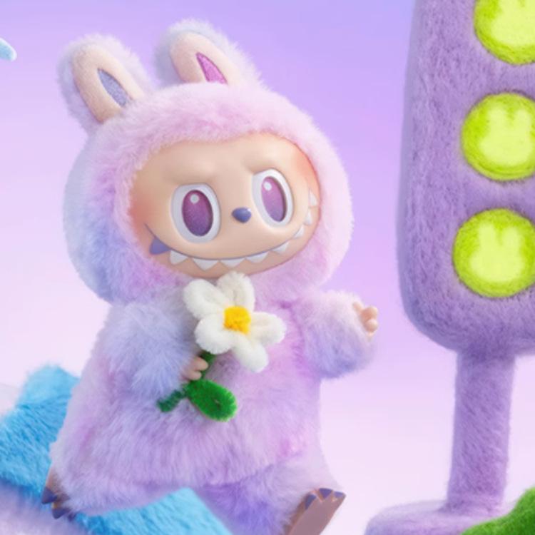 For Labubu Heartbeat Macaron Enamel The Monsters Face Blind Box Pvc Figurine Tabletop Ornament Kawaii Doll Birthday Gift