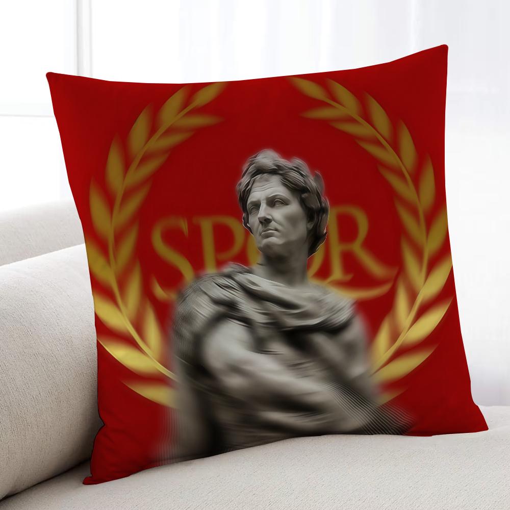 

cushion Eagle cover Home Bedding GGold Sofa Rome living Room pillowcase Simple Soft Skin SPQR Cushion Imperial Cover Party Gift 30x30 cm