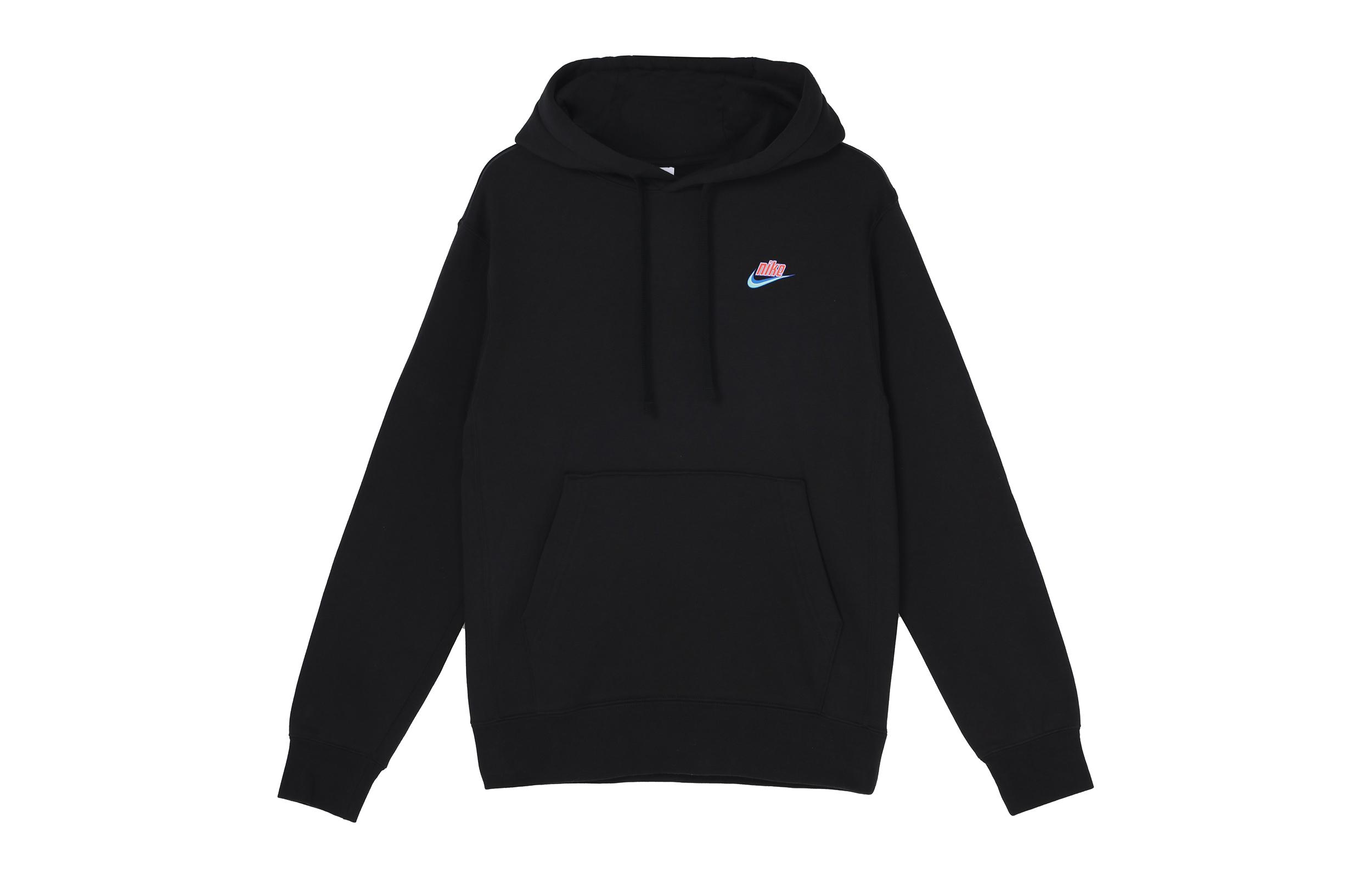 Nike Sportswear Keep It Clean Повседневная спортивная толстовка с капюшоном на флисовой подкладке Мужская Черный DM2200-010 L