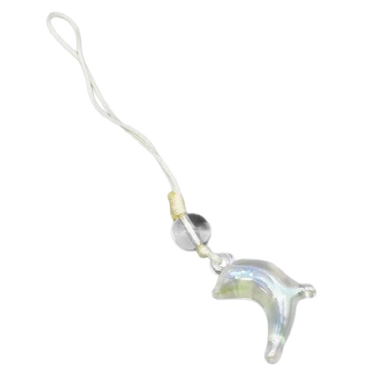 Delicate Beaded Handbag Accessory Fruit/Cat/Dolphin Pendant Keychain Bag Jewelry