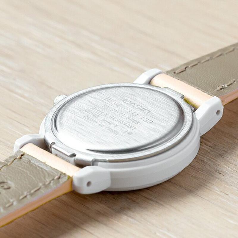 Casio Watch Series - Disc Macaron Waterproof Retro Pointer Leather Strap Quartz Movement Japanese and Korean Watch Uniform LQ-139L-4B1JH&LQ-139L-4B2JH