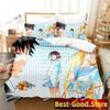 3D Anime Nisekoi False Love Bedding Set Printed Bed Set Duvet Cover Sheet Pillowcase Bed Soft Quilt Cover Full Queen King Size