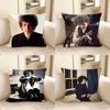 1pc Singer B-ob D-ylan Pillow Case Fashion Square Pillowcase Bedroom Sofa Room Ins Decoration Leisure