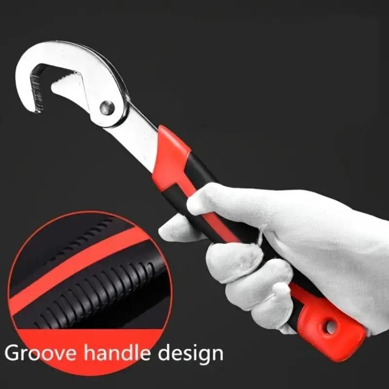 Set de instrumente cheie universală reglabilă Multifuncțională cu deschidere mare pentru țeavă cu două capete Clește cu gură activă Cheie Hardware Instrument de mână