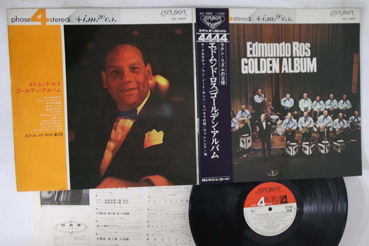 

LP Record EDMUNDO ROS - Golden Album SLC4469 LONDON 1966 Japan Obi Latin Used