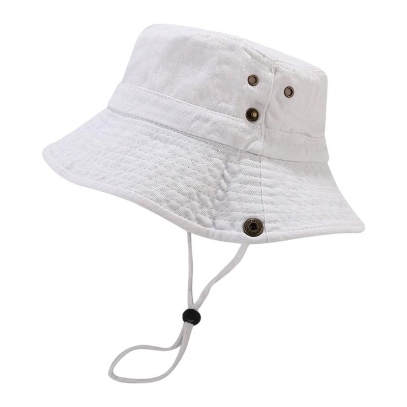 

Breathable Cotton Bucket Hat For Outdoor Activity Foldable Sun Protective Unisex Design Fisherman Hat For Women Men
