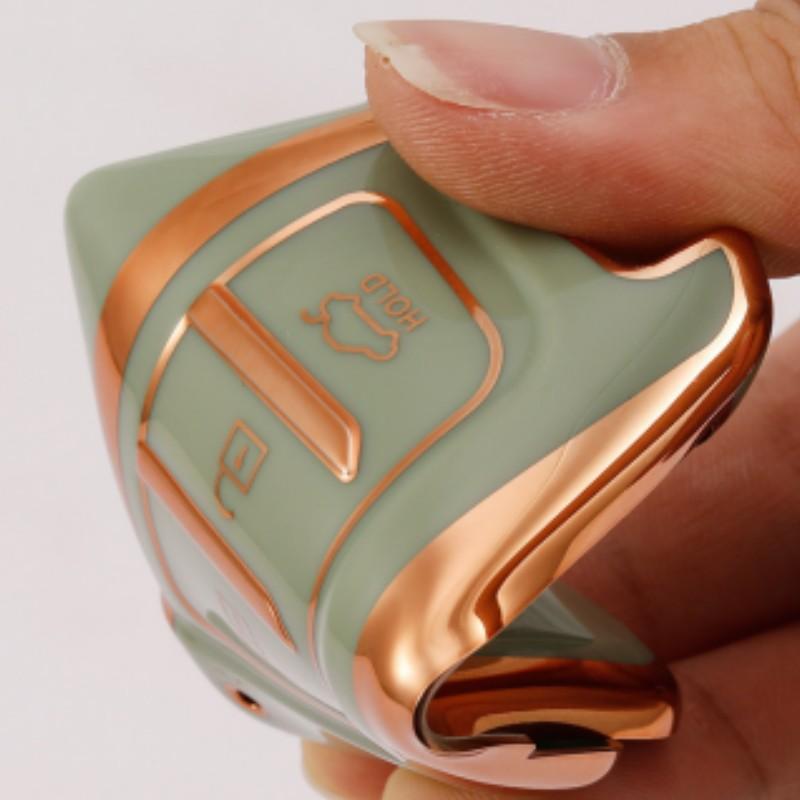 New Soft TPU Car Key Cover Holder Keychain Case Bag for Hyundai Solaris 2 Elantra I30 I35 I40 Tucson Kona Azera Auto Accessories