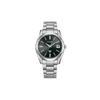 Eco-Drive Series 100 Meters Waterproof Solar Movement Steel Strap 37.2mm Men's Watch Black Dial AQ4080-52E