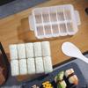 Nigiri sushi 10 kusů nástroje na výrobu onigiri výrobník japonská kuchyně forma DIY snadné pohodlné nepřilnavé rýže magie průhledné dobrá manipulace koule gunkan maki