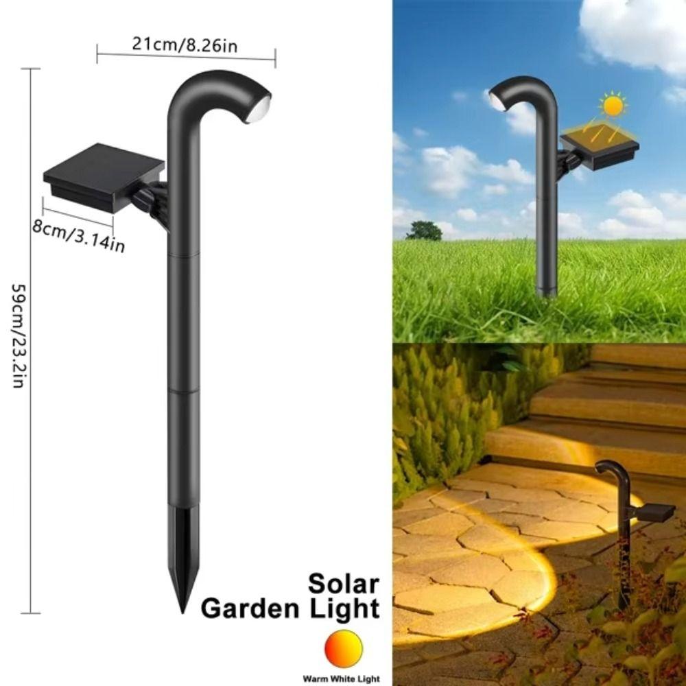 Warm White Light Solar Pathway Lights Waterproof Solar Power Solar LED Light  Lawn Decoration