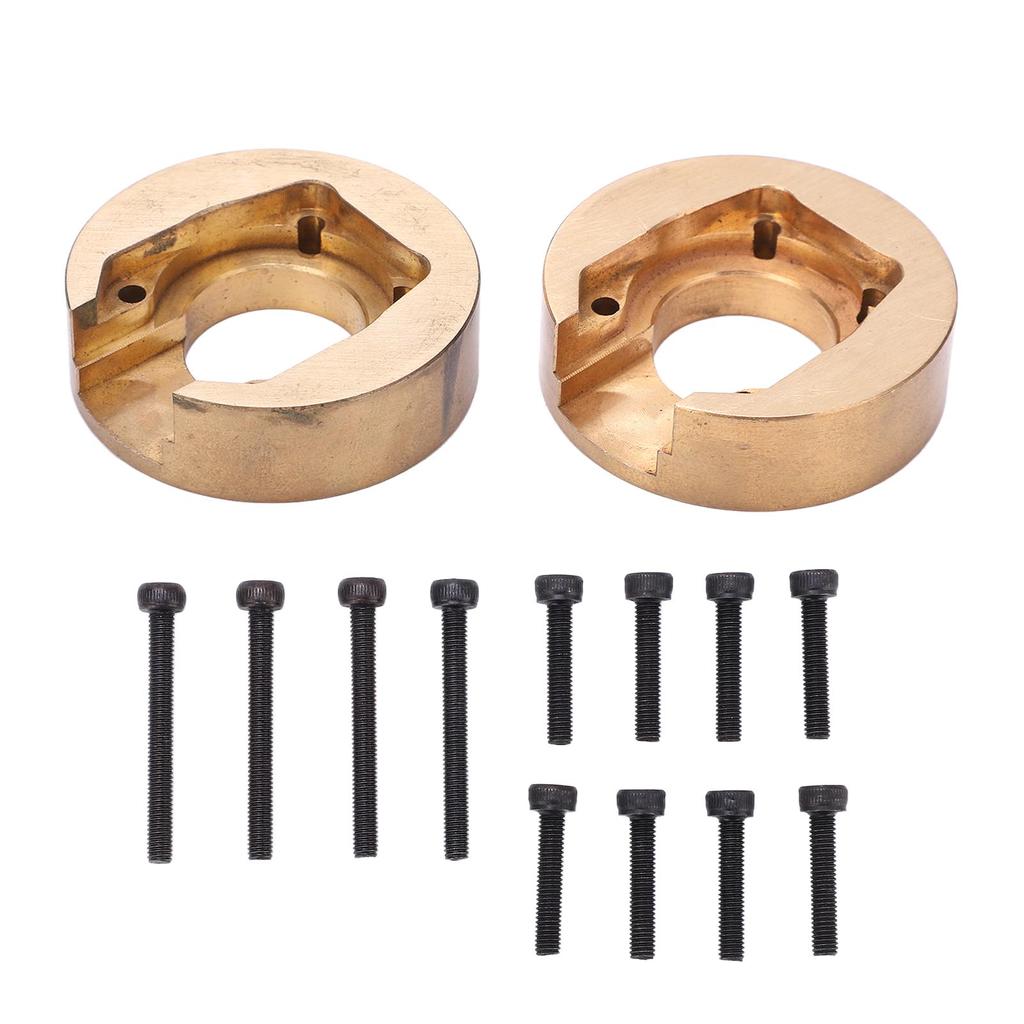 1Pair Brass Counterweight Wheel Rim Internal Counterweight for Absima Sherpa 1 10 Climbing Car Upgrade Parts