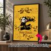 Custom Name Felix the Cat 5D Diamond Painting Personalized Full Drill Diamond Art Kit Gift