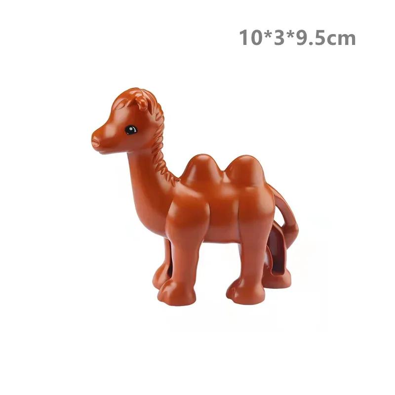 Big Size Building Blocks Forest Animals Lion Deer Panda Beast Enlightenment Toys Compatible Large Blocks Children Kids Gifts