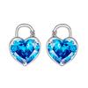 Simple and High-end, Fresh and Sweet, with Locks In the Heart Earrings