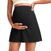 High-Waisted Maternity Support Skirt - European & American Style, Elastic Hem, Anti-Exposure Short Skirt