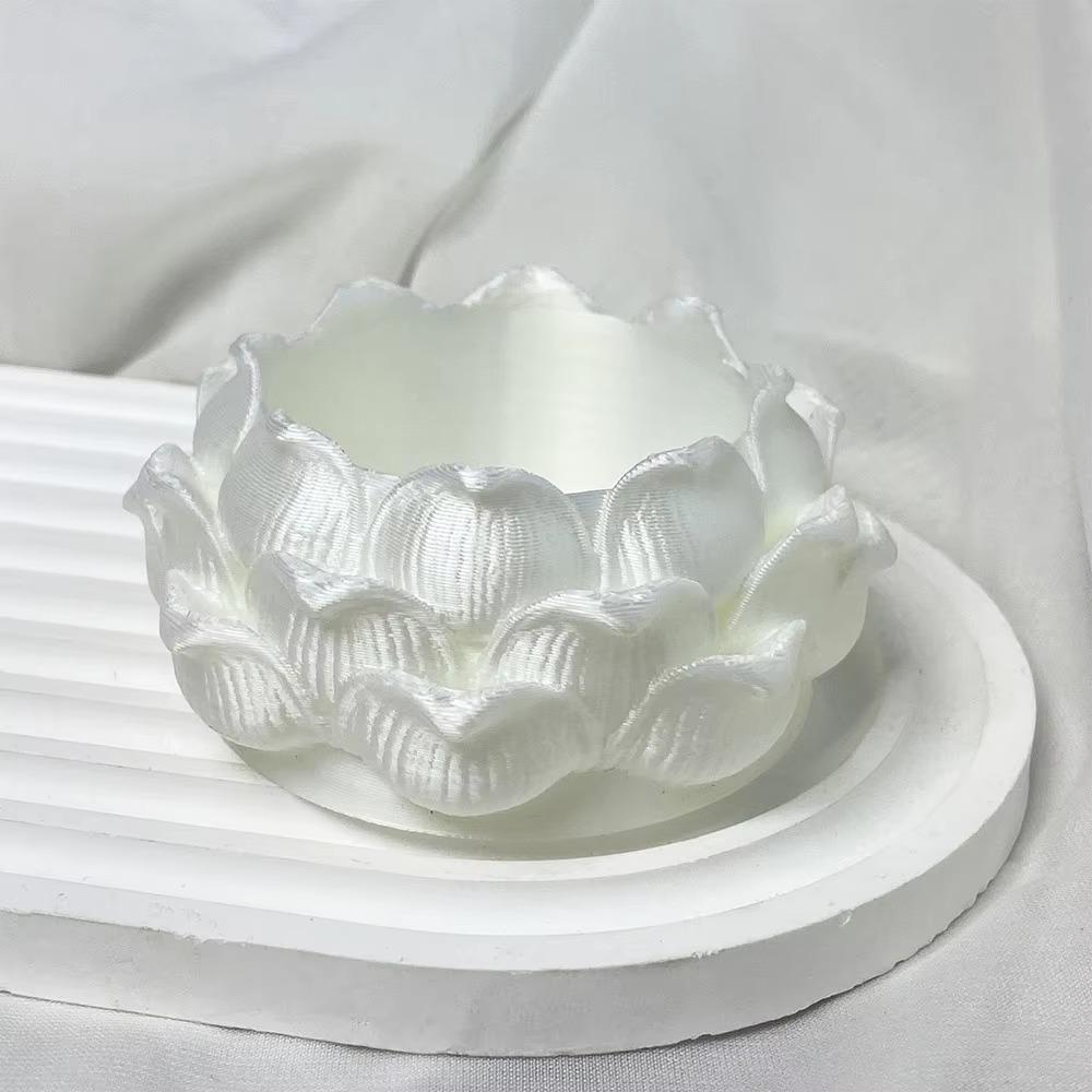 With Drainage Hole Plastic Nursery Pots 3D Printed Jewelry Storage Box Succulent Plant Pot Yard