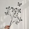 Butterfly Flower Branches Decor Handcrafted Silk Flower Arrangement