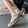 High-top Shoes Women's Winter New Velvet Women's Cotton Shoes Versatile Bread Shoes Platform Snow Boots Tide