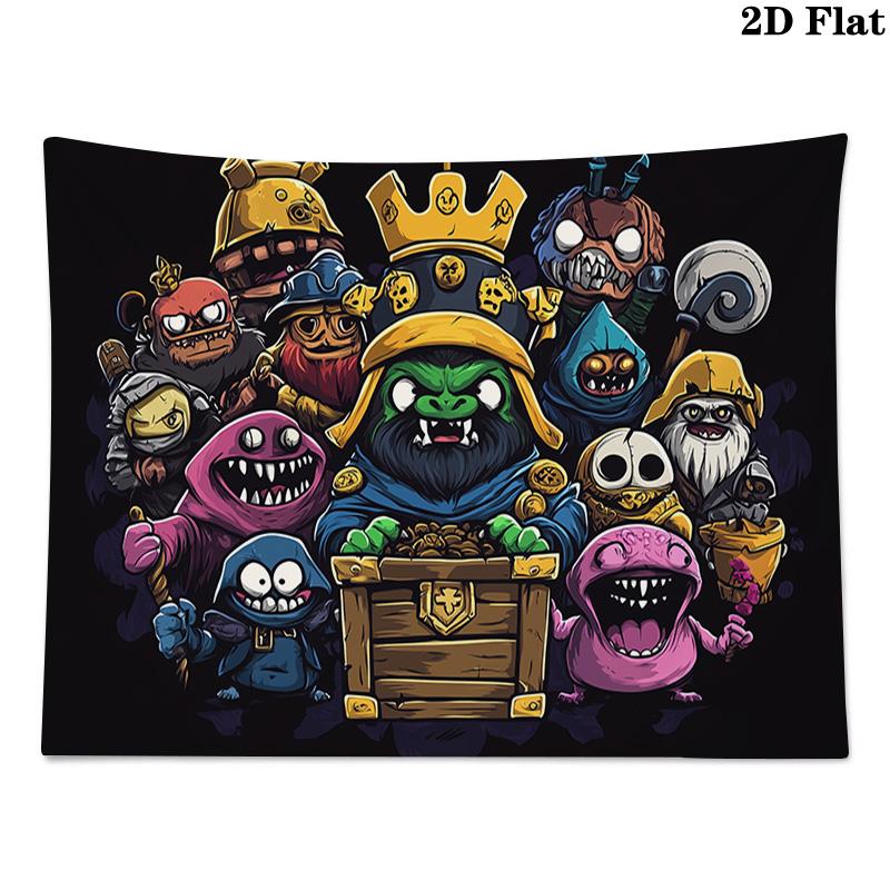 Treasure Monster Pattern Home Decor Tapestry, Wall Hanging, Decorative RV Wall Cloth.MGT0918333