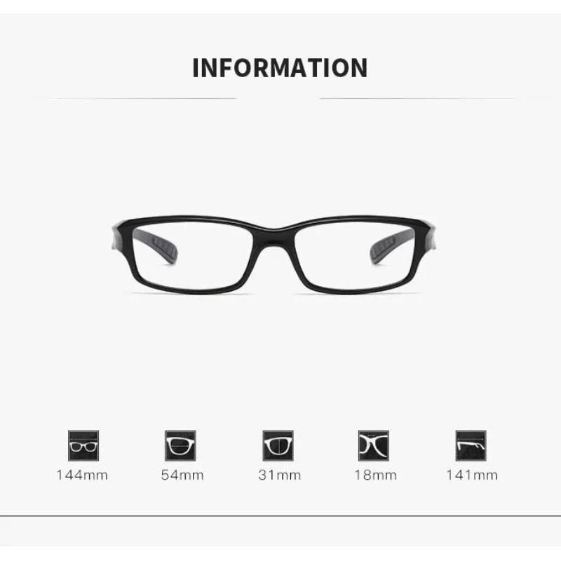 New Fashionable Hd Box Women'S Reading Glasses Retro Neutral Cycling High Quality Anti Blue Light Presbyopia Glasses