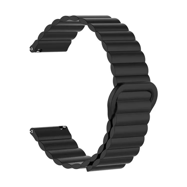 20mm 22mm Magnetic Loop band For Amazfit GTS4/2/3/3pro/GTS2 Mini/GTR 4 42mm/47mm/GTR2/2e/stratos belt bracelet Amazfit bip strap