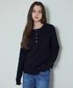 Wednesday Oasis For Woman W/Always Ribbed Henley Neck Washable Knit_4 Colors (Wc25_Kn04)