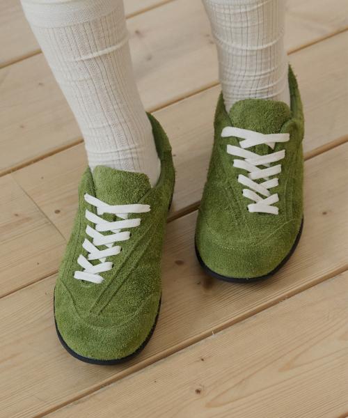 [Elizabeth Stuart] Cowhide Purin Sneakers EBAL167140