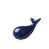 3*3.5*7cm  Portacannesucchi in Ceramica Cartone Animato Forma di Balena Tappetino per Bacchette Arte Cucina Artigianato Tavola Supporto per Bacchette