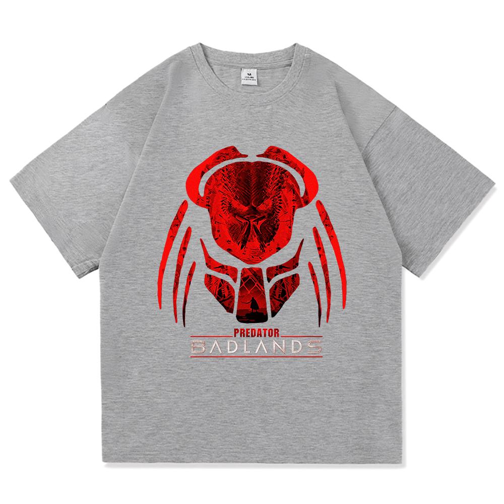 Predator Badlands T Shirt 2025 Fashion Movie Men/women Clothing Vintage Harajuku High Quality Clothes Cotton Tshirts