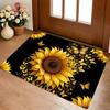 Sunflower Butterflies Living Room Nonslip Area Rug Soft Carpet For Bedroom Game Playroom Sofa Office Home Decor Doormat Christmas Gift C929615