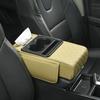 Car Central Armrest Storage Pad with Tissue Box & Cup Holder