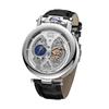 Z2032 Herren 49mm Skelett Tourbillon Wasserdichte Automatikuhr mit Transparentem Boden.