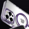 For iPhone 14 Pro Clear Phone Case PC+TPU Shell Compatible with MagSafe Phone Cover