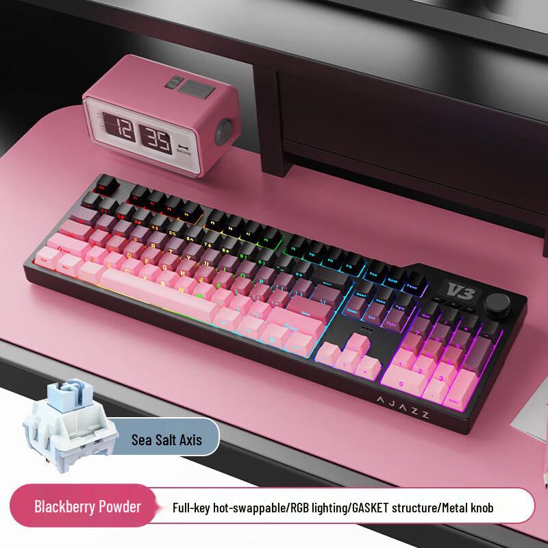 AJAZZ AK35IV3 Gasket Hot-Swappable Mechanical Keyboard