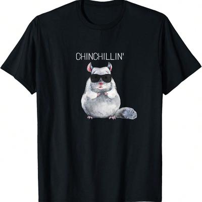 Chinchilla Lover Funny Love Heart Chinchilla Valentine's Day T-Shirt