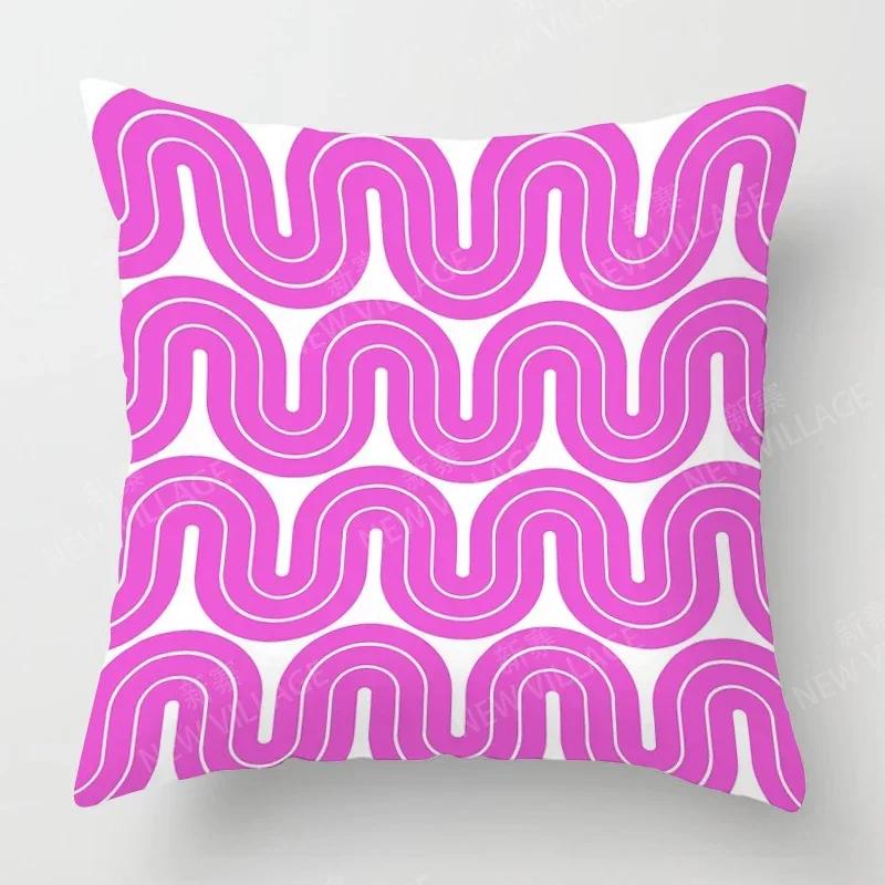 Nordic Fall Home Decor Autumn Throw Pillow Case Sofa Cushion Cover Modern  Geometry