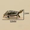 Schildkrötenstatue aus reinem Kupfer, Vintage-Schildkrötenfiguren aus Messing, für den Schreibtisch, Feng Shui-Ornament, Miniaturen, antikes Teehaustier, Basteln, Geschenke