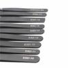 10PCS Non-Magnetic Antistatic Tweezers Set Stainless Steel Maintenance Tools for Jewelry Stone Setting