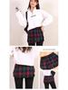Plaid Layered Sweater Skirt for Women - Autumn/Winter Bottoming with Faux Hem To Cover Hips.