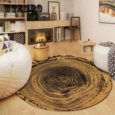 High-fidelity Stomptapijt voor Woonkamer Groeiring Bedrukt Polar Coner Vloerkleden Antislip Slaapkamer Bedzijde Vloermat Tapijten