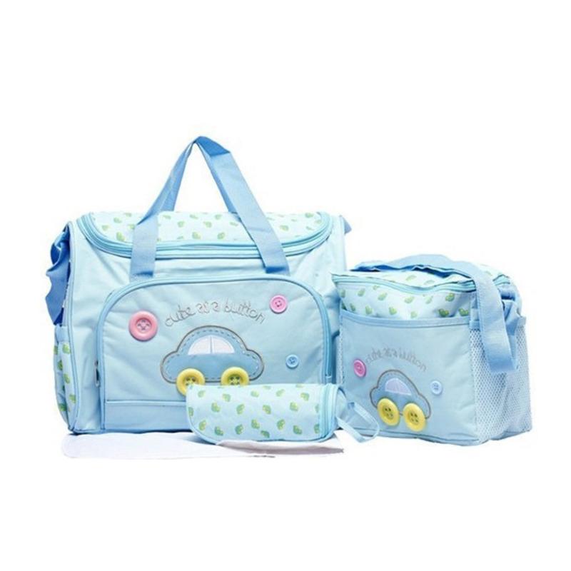 4Pcs Multifunctional Baby Changing Bag Set Spacious and Practical Baby Changing Bag Set for Modern Parenting Needs