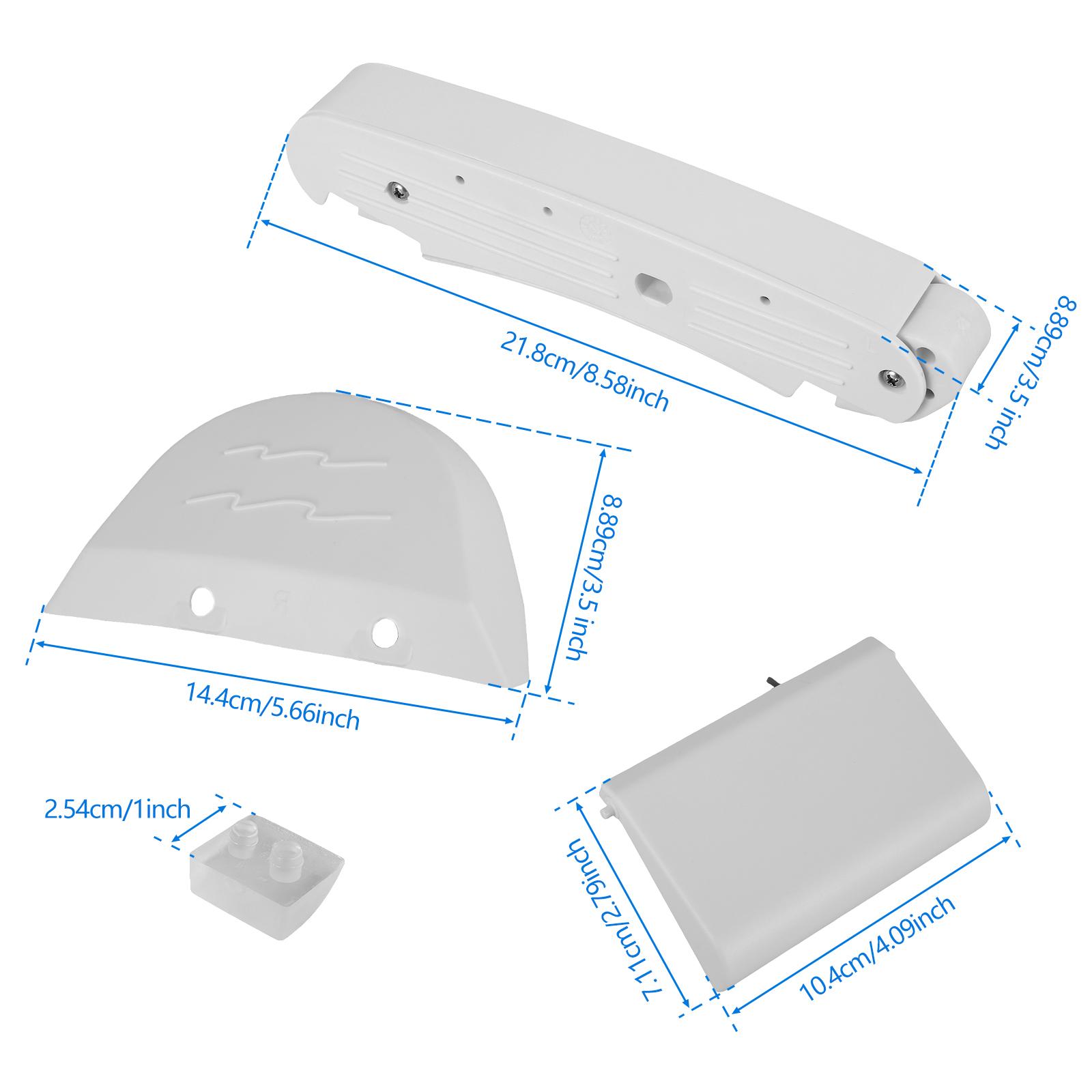 

Комплект для чистки бассейна 11 шт., сменный комплект Pod Swing Kit Axv417whp с откидной крышкой Pod и защитными кожухами Pod, передними и задними перегородками