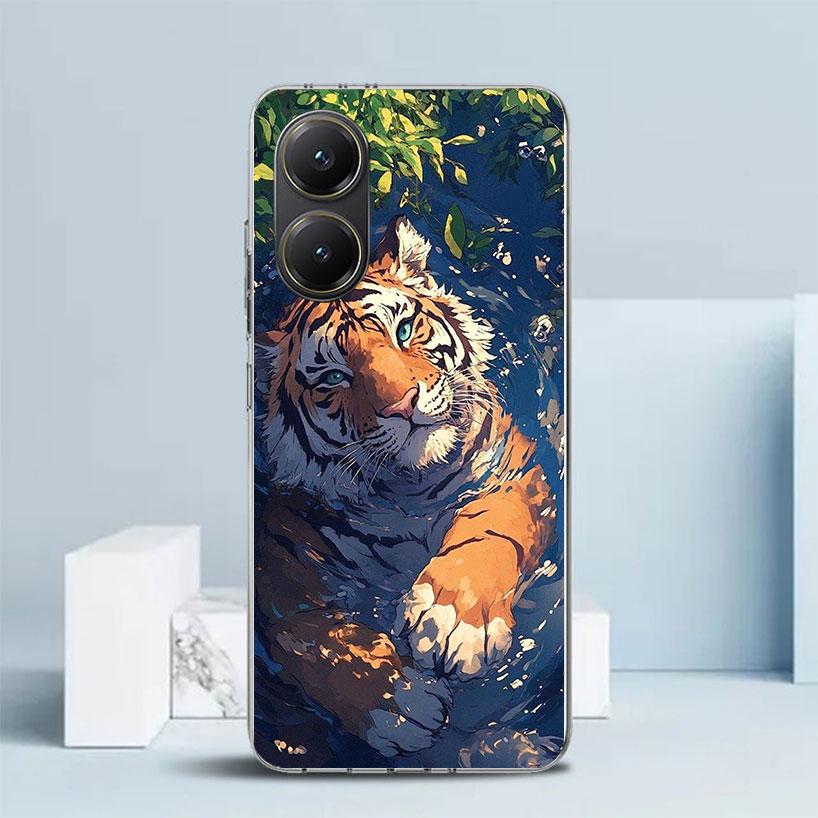 

Superior Tiger Pattern Art Soft Cover for Xiaomi Poco F7 Ultra X7 X6 X5 Pro M7 Phone Case Redmi 15 15C 13 13C 12 12C 10 10C Prin Xiaomi Poco X6 Pro