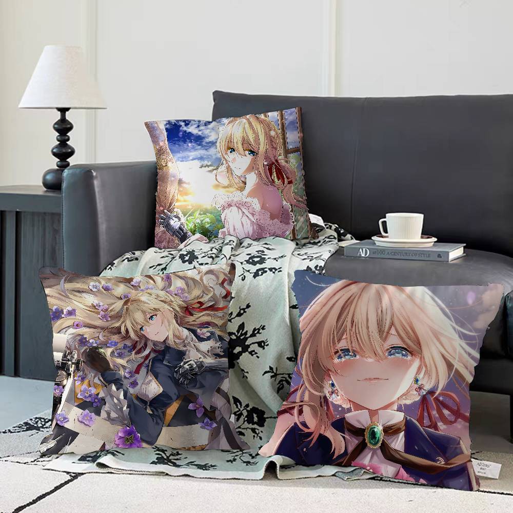 Novel V-Violet E-Evergardens Pillowcases Home Bedding Decorative Pillow Cover Wedding Super Soft Pillow Case
