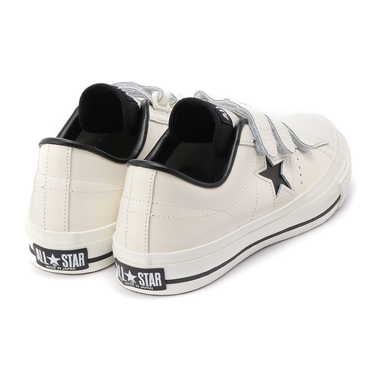 Converse One Star Jv-3 Japanese Edition Comfortable Casual Shock Absorbing Durable Lightweight Low Top Skate Shoes Unisex Sneakers White 35200310