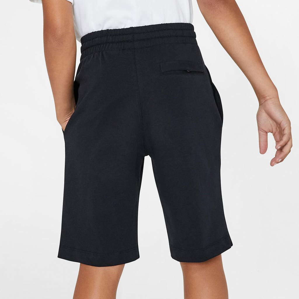 Nike Sportswear Solid Logo Straight Leg Kids Shorts Kids Shorts Black 805450-011