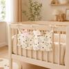 Portable Diaper Storage Bag Multi-Function Baby Bedside Bag Crib Hanging Storage Bag  Baby Newborn
