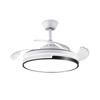 48 Inch Ceiling Fan With Light, Fan Remote Control Hanging Rod 6-Speed Variable Frequency Intelligent LED Fan Light, Suitable For Bedrooms