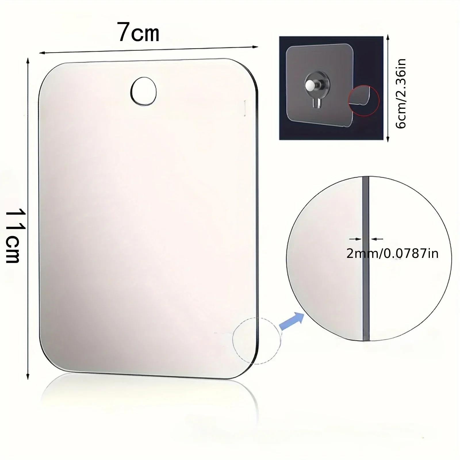 

Новое 1 шт. Акриловое зеркало с настенным присоской для душа, зеркало для бритья, женщин, макияжа, портативные дорожные аксессуары для ванной комнаты